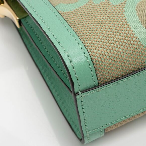 Gucci Jumbo GG Canvas Ophidia Medium Chain Shoulder Bag - Picture 15 of 15